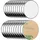 ECENCE Neodym Magnete 20 Stück - rund selbstklebend, - 10x1,5mm