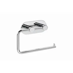 Brillantbad BEASY Toilettenpapierhalter Edelstahl Poliert 42x145x100 mm für Bad & WC >> zum Kleben