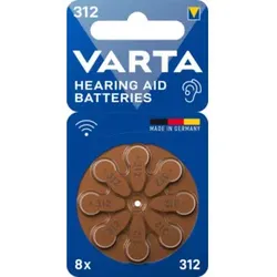 VARTA Hörgerätebatterie 312 Bli 8