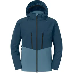 Regenjacke "SCHUTZSCHILD" Zipin - L - Blau
