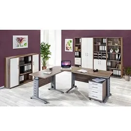 MÖBELPARTNER Schreibtisch Amatis Trüffeleiche