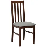 MIRJAN24 Stuhl Bos X (1 Stück), aus Buchenholz, 43x40x94 cm grau
