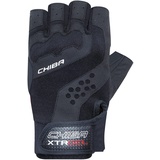 Chiba Trainingshandschuhe XTR Gel, schwarz/hellgrau, M, 40168