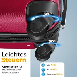Kesser Koffer-Set 3-tlg. rot/abs