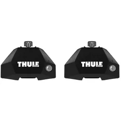 THULE 710704 Evo Fixpoint Fußsatz für Dachträger Fixpunkte 2 Stück