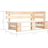 vidaXL 3066605 Gartenbank Holz