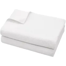 ZOLLNER Saunatuch 70 x 180 cm weiß 2 St.