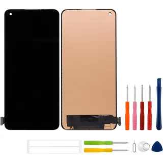 swark TFT Display 6,55" Kompatibel mit One-Plus 8T 1+8T (Schwarz Ohne Rahmen)(No Fingerprint) LCD Display Touchscreen Replacement + Tools