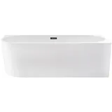 Aloni Halb-Freistehende Eckbadewanne 180 x 80 cm (FB3400R)
