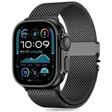 TECH-PROTECT Milano-Armband für Apple Watch 6/7/8/9/10/SE/Ultra 1/2 (44/45/46/49 mm) – Schwarz