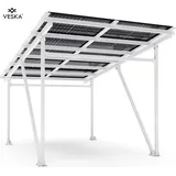 veska Solar-Carport EcoPort 5000Bi 5,60 x 3,70 m weiß