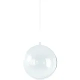 Rayher 3913437 Plastik-Kugel, 2tlg., 16 cm ø, kristall