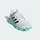 adidas Damen/Herren Handballschuhe, - Court Flight weiß/gelb/blau