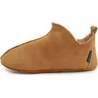 Hollert Lammfell Hausschuhe - Bali Fellschuhe Lederschuhe Bettschuhe Schuhgröße: EUR 36 Farbe: Cognac - Braun - 36