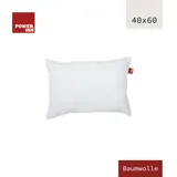 POWER INN Kissenbezug 40 x 60 cm Weiss