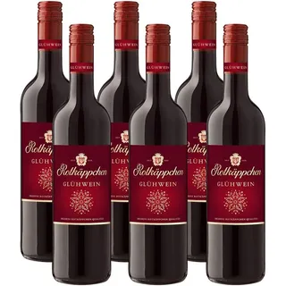 Rotkäppchen Qualitätswein Glühwein Rot (6 x 0,75l) – Aromatisch-winterlicher, roter Glühwein in erlesener Rotkäppchen Qualitätswein Qualität.