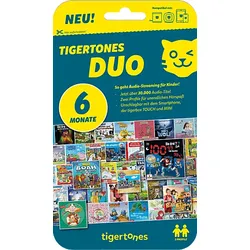 TIGERTONES DUO- TICKET 6 MONATE Aktivierungscard, Mehrfarbig