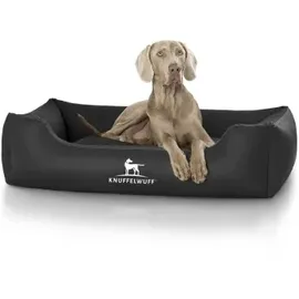 Knuffelwuff Hundebett Sidney XXL 120 x 85 cm schwarz