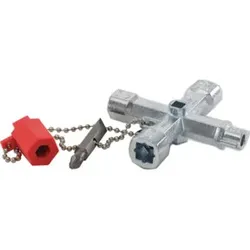 Schaltschrankschlüssel Doublehead Key 11 Funktionen m.Bitadapter