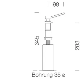Schock Spülmittelspender Chrom