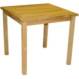 MOJAWO Premium Teak Tisch Gartentisch Esstisch 74 x 72cm