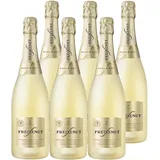 Freixenet Carta Medium Dry (6x0,75  l) – Sparkling Wine aus Spanien mit Pfirsich- und Honignoten, aus Macabeo und Chardonnay, trocken-fruchtig, passend zu Vorspeisen und Desserts