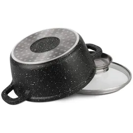 Edenberg Topf-Set 17-tlg. 4 x Topf + 2 x Pfanne + Küchenzubehör