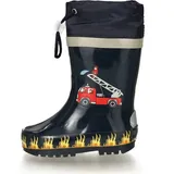 Playshoes Gummistiefel Feuerwehr blau 20/21