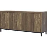 omg design Sideboard Vasto 168 x 80 x 45 cm Braun