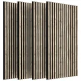 IZODEKOR 3D Wandpaneel IZODEKOR 3D Wandpaneele Holz Schalldämmung, Akustikpaneele, (Set) Schallabsorbierend, flexibel zuschneidbar