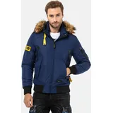 Cipo & Baxx Winterjacke blau XL