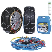 Goodyear 77933 Schneeketten 12 mm für SUV, Lieferwagen und Wohnmobil mit Selbstspannsystem, Größe 235