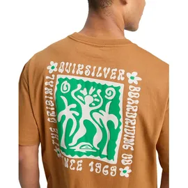 QUIKSILVER SERENITY SPLASH T-Shirt 2026 tobacco brown - XL