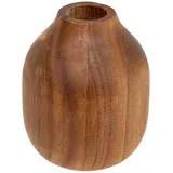 Atmosphera Créateur d'intérieur Dekorative Vase aus Akazienholz soliflore