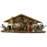 krippenursel Stimmungsvolle Weihnachtskrippe Gotthard inkl. Figurensatz K 002