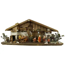 krippenursel Stimmungsvolle Weihnachtskrippe Gotthard inkl. Figurensatz K 002