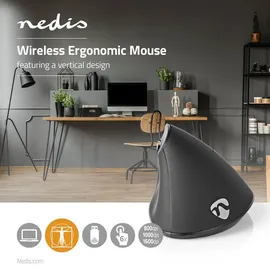 Nedis Mouse schwarz