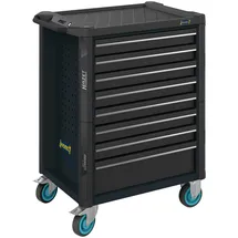HAZET Werkstattwagen Assistent 179N-8-RAL7021 Schubladen flach: 7 x 77 x 522 x 398 mm Schubladen hoch: 1 x 162 x 522 x 398 mm