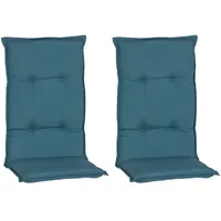 BEO Sitzauflage Hochlehner Thionville 2er-Set Marineblau
