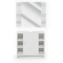 Vicco Fynn 60 cm weiß mit Beleuchtung