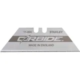 FatMax Stanley FatMax Carbide Trapezklingen Pro 8-11-800 (langlebige & härter durch Wolframcarbid-beschichtete Hartmetalllegierung, bruchfest und flexibel, 50 Stück im Spender)
