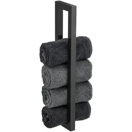 Wenko Reitani Handtuchhalter Schwarz