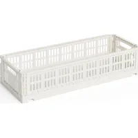 Hay Aufbewahrungsbox Colour Crate Mini Oblong 1-tlg. weiß