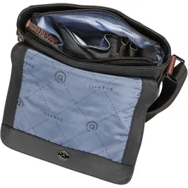 Bugatti Corso DeLuxe Umhängetasche Leder 21 cm schwarz