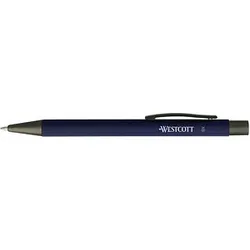 WESTCOTT Kugelschreiber XB-Primesoft blau Schreibfarbe blau, 1 St.