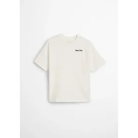 Marc O'Polo Junior T-Shirt normale Passform, für Jungs, dezente Stickerei weiß 152