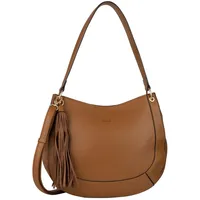 Gabor bags Aki Damen Hobo Bag Schultertasche Mittelgroß Cognac Braun