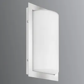 Lcd Außenwandleuchte Edelstahl 31,0 cm mit Bewegungsmelder E27 silber