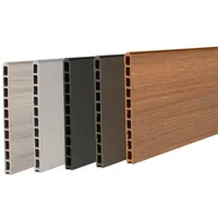 WPC Zaunlamellen 179 x 24,5 x 2 cm – Lamelle aus WPC, Braun – Füllprofil mit Nut und Feder – praktische Zaunlatten für Steckzäune