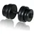 vidaXL Hantel 1 Stk. 15 kg Hantel schwarz